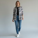 CHAMARRA MODA CUADROS C/FORRO WVE-018-3