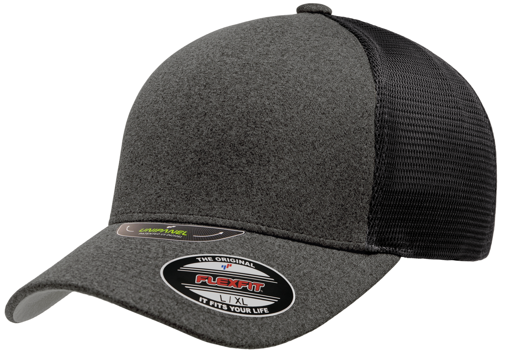 Comprar melange-dark-grey-black GORRA UNIPANEL FLEXFIT G5511UP