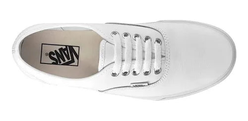 Tenis Vans Authentic Leather True White Piel Skate VN0A2Z5IL3H